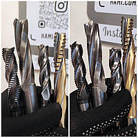 Заточка спіральних кінцевих фрез по дереву та металу