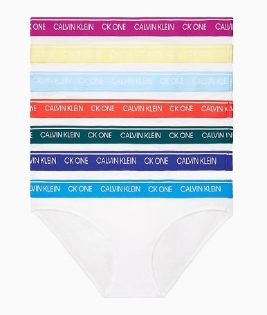 Купить 1, Комплект из 7 трусиков бикини CK One Кельвин Кляйн Calvin ...