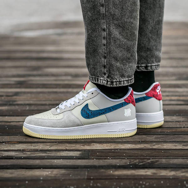 Nike air force 1 grey blue discount