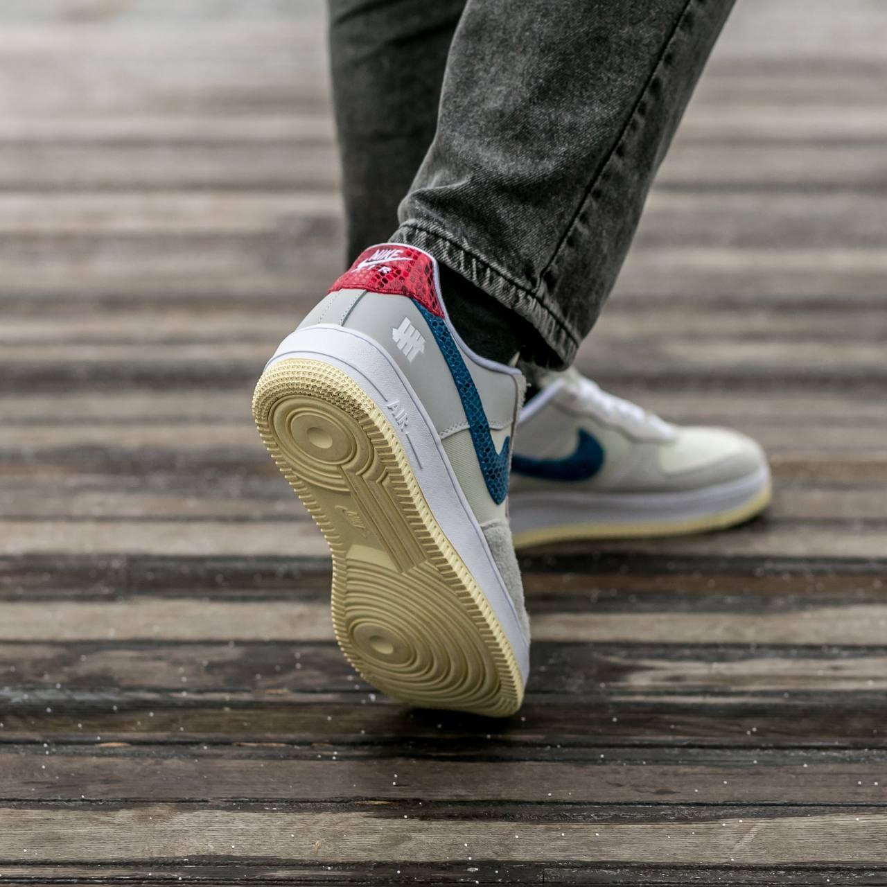 Nike Air Force 1 Low Undeated 5 On It Grey Blue