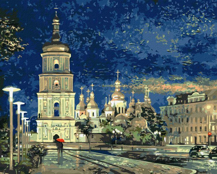 Картина за номерами Софійська площа ©Сергій Брандт 40х50 Ідейка (KHO3634)