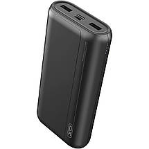 Повербанк XO PR 127 20000 mAh Power bank usb type з Портативний Зовнішній акумулятор зі швидким заряджанням Чорний, фото 2