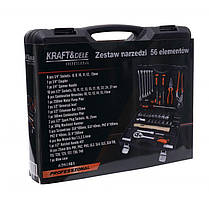 Набір інструментів 56 шт. Kraft&Dele KD10461, фото 2
