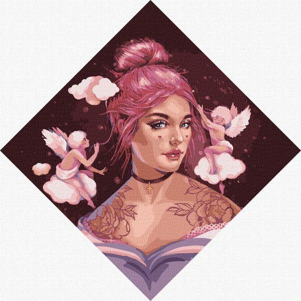 Картина за номерами Маленькі Купідончики ©lesya_nedzelska_art Ідейка 40х40 (KHO4997)