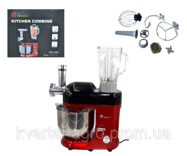 Кухонный Комбайн 3 в 1 Многофункциональный Domotec MS-2051 3000 Вт ...