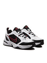 Кросівки Nike Air Monarch IV White Black — 415445-101, фото 4