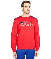 Толстовка Fila Basil 2 Crew Chinese Red/Peacoat/White, оригінал. Доставка від 14 днів