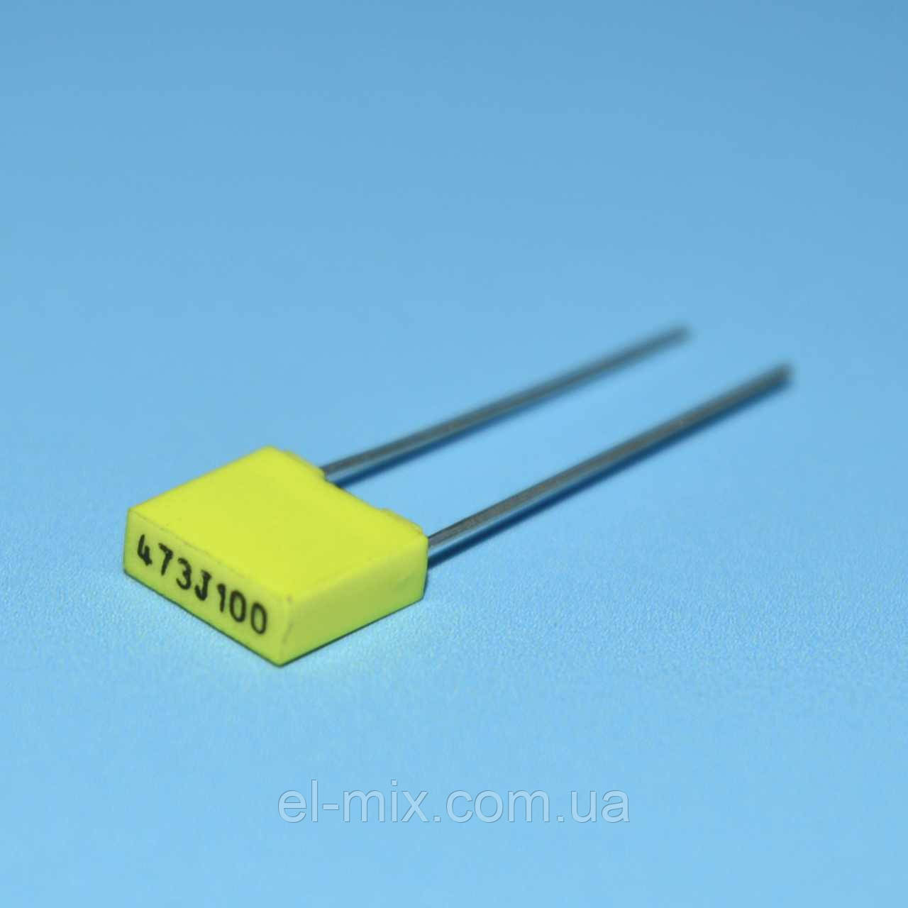 Конденсатор MKT 0.047µF 100V 5% прямокутний КМКТ (аналог EB)