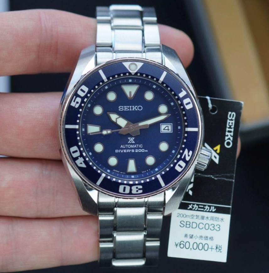 Seiko Prospex SBDC033 SUMO Automatic Diver6R15-JAPAN