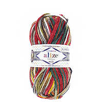 Alize SUPERLANA MAXI BATIK (Суперлана Максі Батік) № 52151 (Пряжа півшерсть, нитки для в'язання)
