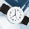 Годинник Selling Fashion Simple White Leather, фото 2