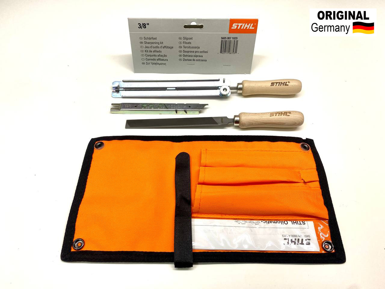 Набор для заточки цепей ОРИГИНАЛ под шаг цепи 3/8" Profi (ID#1752082230 ...