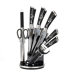Набір ножів Benson BN-403 з 8 предметів + підставка, нержавіюча сталь