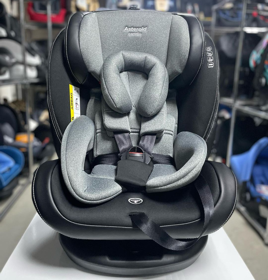 Дитяче автокрісло Carrello Asteroid (Каррелло Астероїд) CRL-12801/2 Magnet Gray (0+I, II, III + ISOFIX, поворот), фото 1