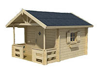 Бытовка дачная деревянная 3000х2000