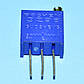 Резистор підлаштування багатооберт. 3296W 1.0MOm Китай, фото 5