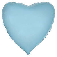 Сердце 18" FLEXMETAL пастель голубой