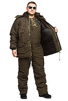 Зимовий костюм "Олива-хакі" -30 Непродувний, повітропроникний, мембранна тканина, розмір 48-50
