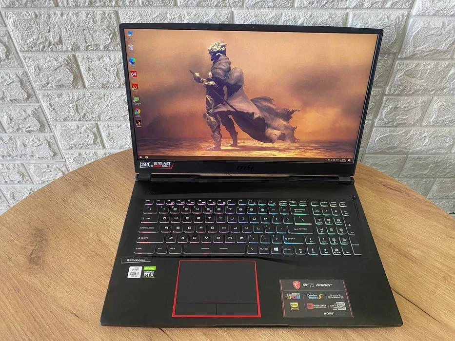 Ноутбук MSI GE75 10SFS 17,3"240Hz i7 10750H 16Gb/SSD256+HDD1Tb RTX2070Super-8G, фото 1