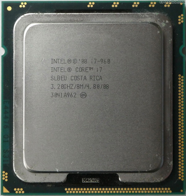 Процесор Intel Core I7-960 3.2GHz/8MB/4.8GT/s (BX80601960SLBEU) S1366 ...
