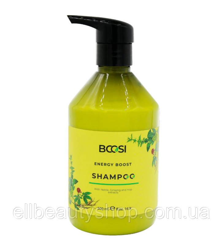 Шампунь для росту волосся BCOSI  Energy Boost SHAMPOO, 500 мл