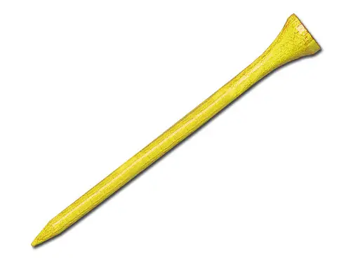 Набор тишки Longridge для гольфа 7 см (10 шт) Желтый - фото 1 - id-p1765180531