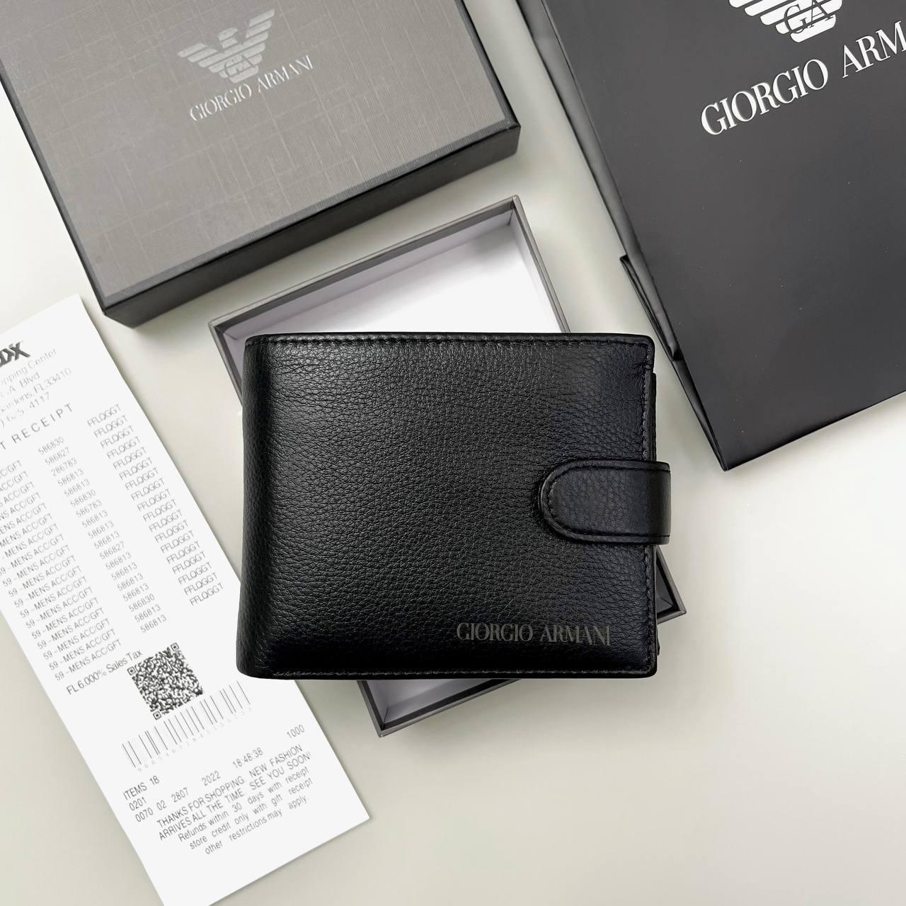 Чоловічий брендовий гаманець Armani LUX, фото 1