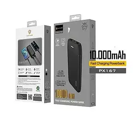 Зовнішній акумулятор Power bank LENYES PX167 10000 mAh