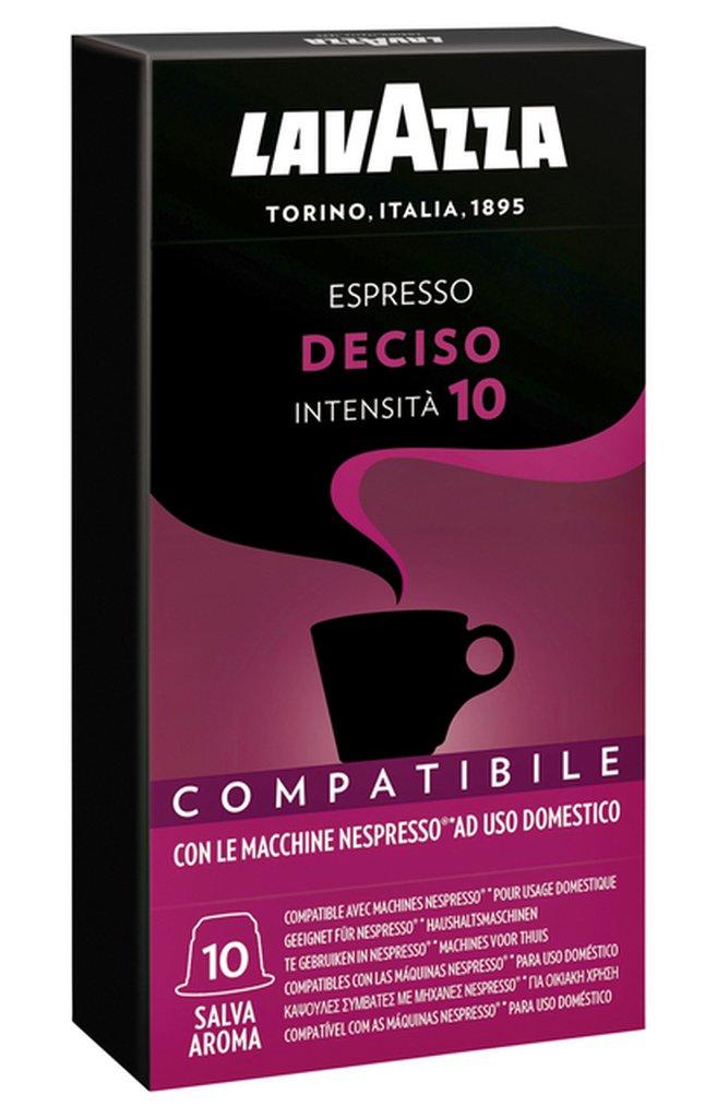 Кава в капсулах Lavazza Nespresso Deciso 10, 10шт