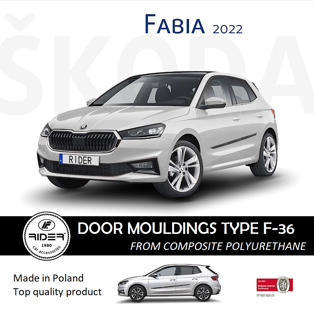 Молдинги на двері для Skoda Fabia IV 2021+