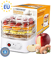 Сушилка для фруктов Esperanza EKD004 250W (4 секции) Электросушилка для фруктов и грибов