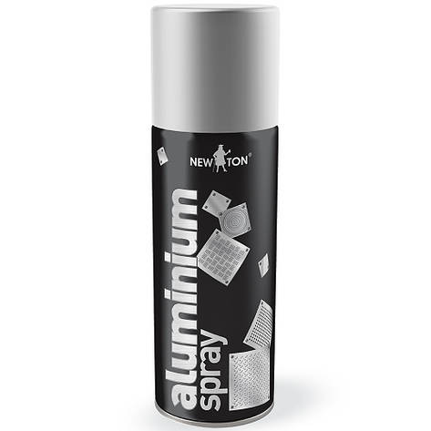 Емаль алюмінієва New Ton Aluminium Spray 400 мл, фото 3
