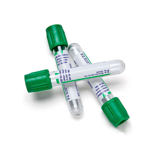 367526 Пробірка BD Vacutainer з гепарином 16*100 10 мл зелена
