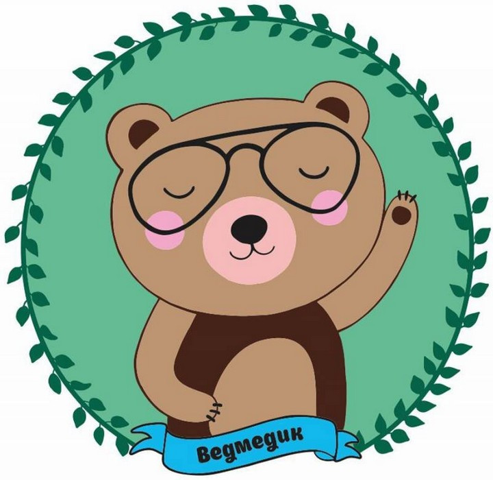 Картина за номерами 25*25см Ведмедик Rosa Kids