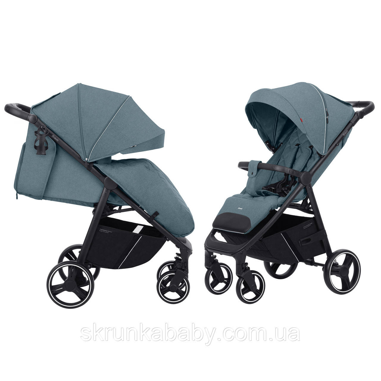 Прогулянкова коляска (візок) CARRELLO Bravo Ice Blue Новинка 2023
