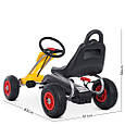 Дитячий педальний карт Big Wheel Kart (жовтий колір), фото 6
