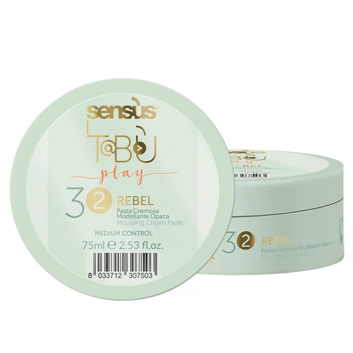 Кремоподібна паста для волосся середньої фіксації Sensus Tabu Play 32 Rebel 75 мл, фото 1