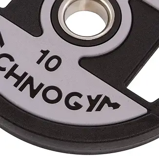 Диск прогумований 10 кг на гриф 50 мм Zelart TG-1837-10, фото 4
