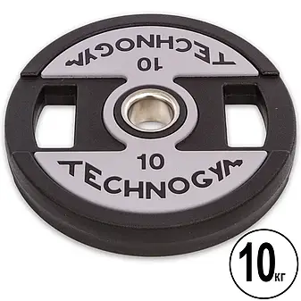 Диск прогумований 10 кг на гриф 50 мм Zelart TG-1837-10, фото 1