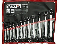 Ключі накидні гнуті 6-32мм 12 шт в упаковці 4/96)