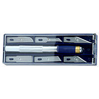 Набор ножей моделярских 6шт + держатель SIGMA (8214011)/s42995
