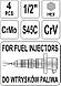 Набір гайкові ключі для форсунок (упаковка / 16/384) - фото 5 - id-p1765204419