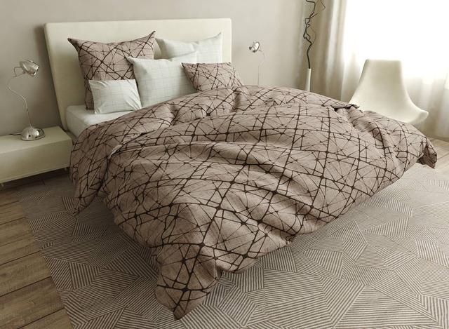 картинка сімейний постільна білизна з двома підковдрами