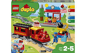 LEGO DUPLO Town Потяг на паровій тязі 59 деталей (10874)