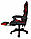 Геймерське крісло ігрове комп'ютерне Dunmoon 8979 Black/Red, фото 3