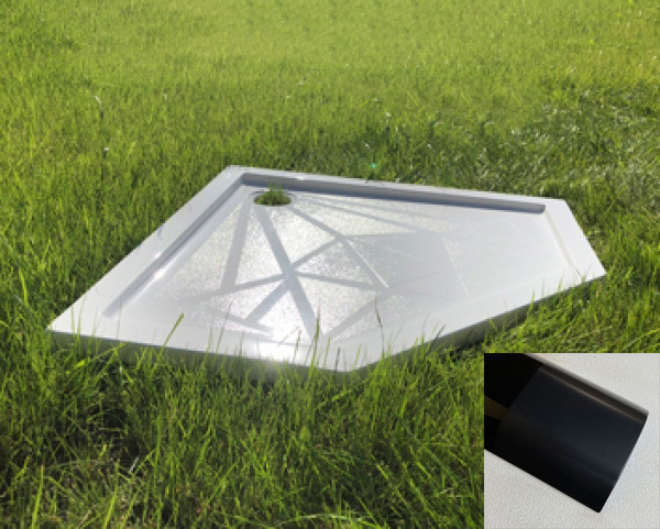 Душевой поддон «Премьер» 900 Чорний А200М МАТ