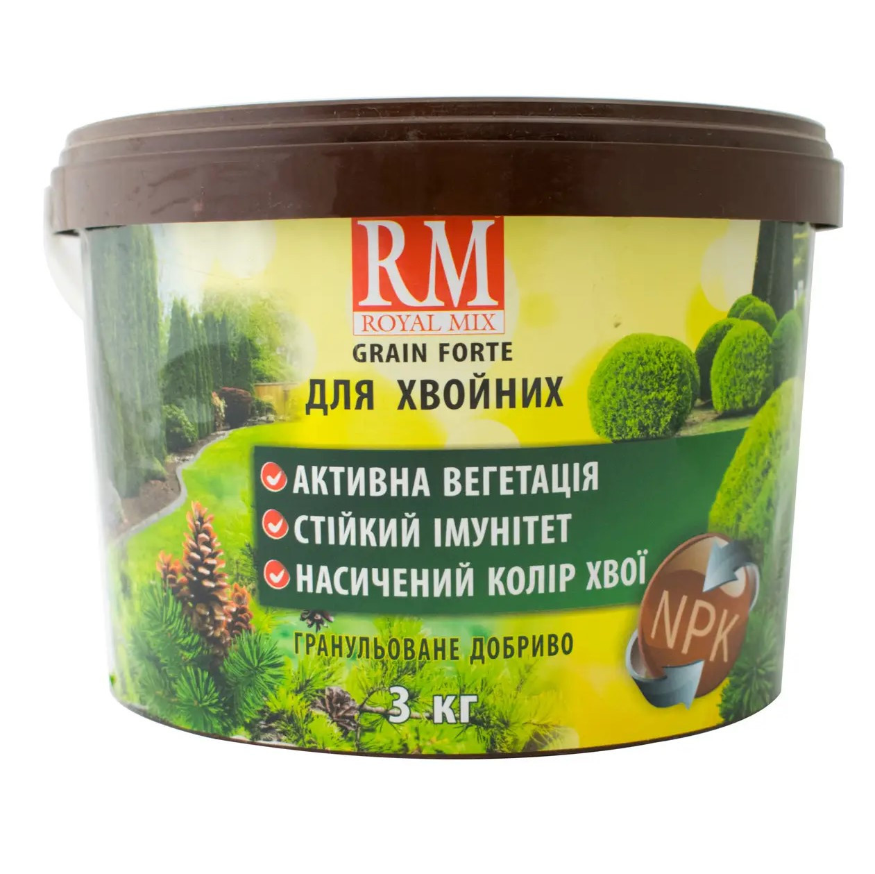 Комплексное удобрение для Хвойных (весна, лето) - Royal mix Grane Forte, 3 кг - фото 1 - id-p1765223679