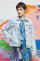 Куртка жіноча джинсова з принтом картини Ван Гога Medicine S