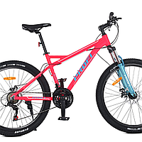 Спортивный велосипед 26 дюймов алюминиевая рама Profi G26BELLE A26.1 розовый