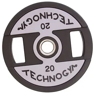 Диск прогумований 20 кг на гриф 50 мм TECHNOGYM TG-1837-20, фото 4